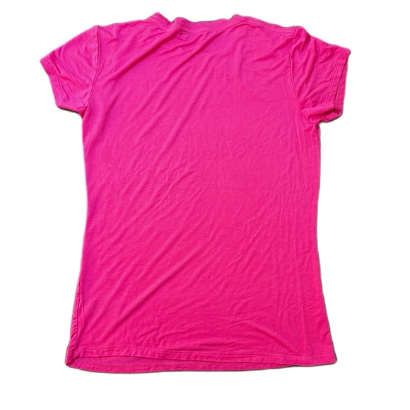 Women’s y2k pink Bebe tee with rhinestones - Picture 2 of 9